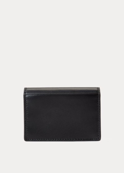 Porta Tarjetas Polo Ralph Lauren Mujer Negros - Nappa Leather - FLIYS9651